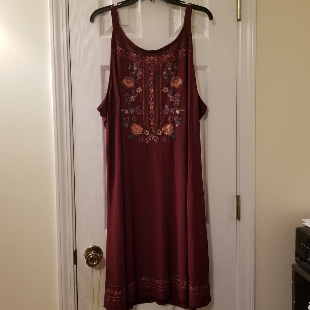 Floral tank dress